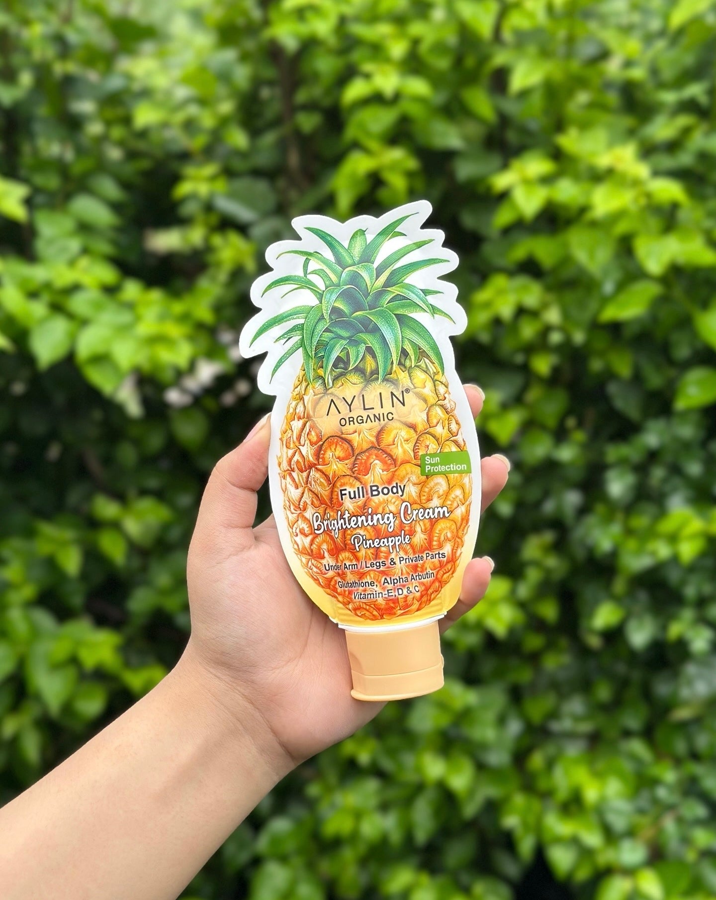 Aylin Organic Full Body Brightening Cream with Pineapple Extract-100ml